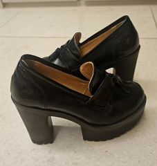 CAMPER ローファー 厚底 ヒール レザー 24cm EU38 グランジ - メルカリ