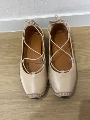 美品*シューシャ ベルベットワンストラップシューズ サイズ38 - メルカリ