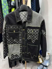 百貨店購入限定モデル Louis Vuitton NIGO Hot Sauce Crazy Ver. デニム ワークウェア ジャケット 48サイズのサムネイル