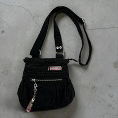 美品】ジョージ ジーナ＆ルーシー 黒 ショルダーバッグ 2way ブラック 