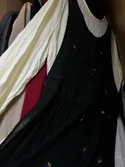 ☆*☆様 70s Design house カラフルパッチワークエプロンワンピー