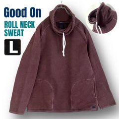 新品タグ付き Good On ボートネック スウェット P-ダークオレンジ 