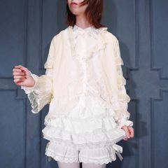 AMERIVINTAGEMEDI LINE LACE DOUBLE JACKET - メルカリ