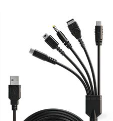 [Special Sale] USB charging cable compatible with 3000, 2000, 1000 SP, PSP Advance, 3DS (XL/LL), 2DS, DSI (XL/LR), NDS/Game Boy 3000 (3.7ft) U/New Lite/Wii.任天堂 ds 1 in