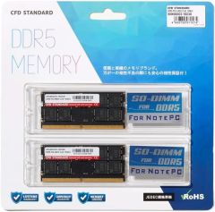 メモリー DDR5 PC5-44800 CL46 16GBX2 - メルカリ