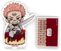 【中古】アクリルスタンド・アクリルパネル 両面宿儺 「呪術廻戦 JUJUTSU KAISEN 5th Anniversary CAFE in SWEETS PARADISE トレーディングアクリルスタンド」