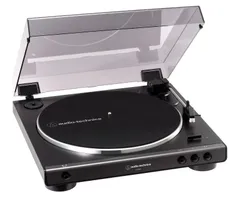 【在庫セール】ダークガンメタリック ベルトドライブ 33/45回転対応 AT-LP60X AT-LP60X レコードプレーヤー DGM フルオート オーディオテクニカ