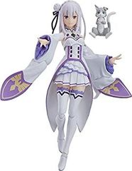 [중고] figma Re: 처음부터 시작하는 이세계 생활 에밀리아 논스케일 ABS&PVC제 도장이 끝난 가동 피규어