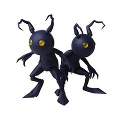 [중고] KINGDOM HEARTS III BRING ARTS 그림자 2체 세트 PVC제 도장이 끝난 가동 피규어