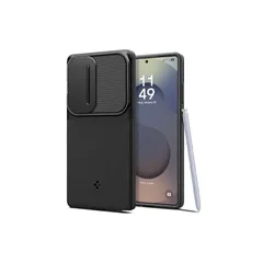 【新品】 Spigen Galaxy S25 Ultra ケース カメラカバー レンズ保護 マット 耐衝撃 米軍MIL規格 オプティック・アーマー ACS08969 (ブラック) 1のサムネイル