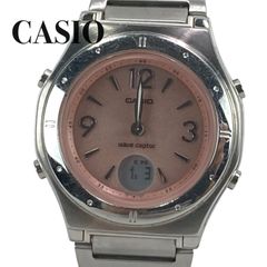 [Excellent Condition, Working] CASIO Wave Ceptor Radio-Controlled Solar Watch for Women, LWA-M140, Pink, Analog-Digital, Metal Band, CASIO Wave Ceptor Brand Watch, Digital, Analog, Solar-Powered, Radio-Controlled, Waterproof