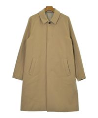 ATTACHMENT 着脱可能フード付き ロング ステンカラーコート 黒色