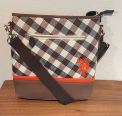 US POLO ASSN ショルダーバッグ　チェック柄のサムネイル