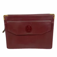 カルティエ(Cartier) カルティエ クラッチバッグ マスト レザー ボルドー メンズのサムネイル