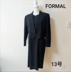 13号】東京ソワール FORMAL 高級礼服 ブラックフォーマル セットアップ