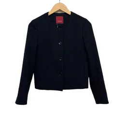 AMACA(アマカ) ジャケット サイズ38 M レディース美品  - ダークネイビー 長袖/春/秋のサムネイル