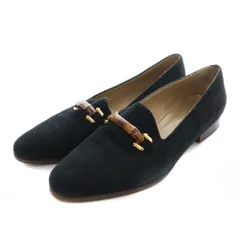 グッチ GUCCI ローファー ホースビット 38 黒 ブラック /SS ■OS ■GY62