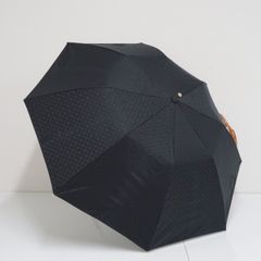 イブサンローラン ドット柄 フリル付き折りたたみ傘 黒 - メルカリ