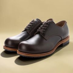 ダイヤモンドストリート プレーンツゥ ダービーシューズ DS520 DBR 【新品未使用】DIAMOND STREET ワークブーツ 25.5cm【メンズ】②