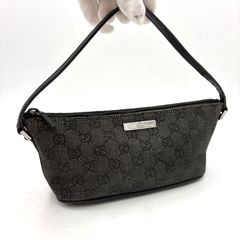 美品】GUCCI アクセサリーポーチ キャンバス グレー GG柄 - メルカリ