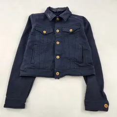 COMME des GARCONS 	ジャケット	コムコム ポリ縮 ショート丈 トラッカージャケット ダークネイビー Mのサムネイル