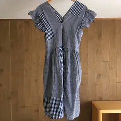 美品 tricot COMME des GARCONS トリココムデギャルソン　ギンガム　チェック　ワンピース　AD2007のサムネイル