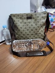 MCM Logo Crossbody Messenger Bag