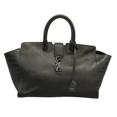 SAINT LAURENT PARIS(サンローランパリ) ハンドバッグ ダウンタウンカバス 436832 黒 型押し加工 レザーのサムネイル