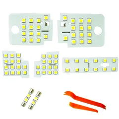【人気商品】室内灯 LED ルーム球 LED SUBARU 7点セット LEVORG バルブ 専用設計 ルームランプ 内装 vm パーツ ヴォーグ ホワイト スバルレ 長寿命 TORIBIO 工具付きのサムネイル