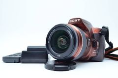 SONY α330 ブラウン Wレンズ 望遠レンズ付き 動作確認済み 一眼レフ