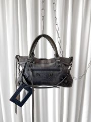 Y2K再人気】 BALENCIAGA ザ・ファースト ブラック レザー Y2K - メルカリ