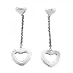 ティファニー(Tiffany) ティファニー ピアス ハートリンク ドロップ シルバー925レディースのサムネイル