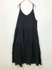 FREAKSSTORE フリークスストア インドコットン ボイル フレア ティアード キャミソール ワンピース sizeS/黒 ■■ レディースのサムネイル