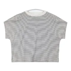 handvaerk IP52-01 ボーダー サイズS 半袖Ｔシャツ カットソー ブラック ホワイト レディース ハンドバーク【中古】6-0514S∞のサムネイル