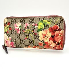 ♡美品♡付属品完備♡グッチ 長財布 ブルームス 花柄 GGスプリーム