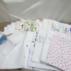 未使用品のタオル ガーゼタオル 日本タオル ガーゼハンカチ 19枚セット 長期間保管品 X885