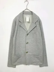 agnes b. homme アニエスベーオム コットン ソフト カジュアル テーラード ジャケット size0/グレー ■■ メンズのサムネイル