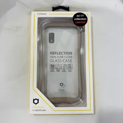 【新品未使用】i Face Reflection 強化ガラス クリアケース for AQUOS wish/ベージュ　R22J022Wのサムネイル