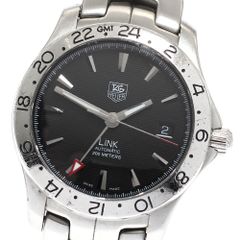 タグホイヤー リンク GMT WJF2115 自動巻き メンズ 腕時計 稼働品