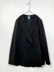 Andemiu アンデミュウ ダブル ジャケット sizeM/黒 ■■レディースのサムネイル