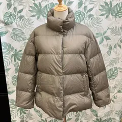 ZZ407 UNIQLO ウルトラライトダウンコクーンジャケット モカベージュ L