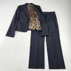 DOLCE&GABBANA 	スーツ	ドルチェアンドガッパーナ レオパード ストライプ ジャケット パンツ ウール 38 MLのサムネイル