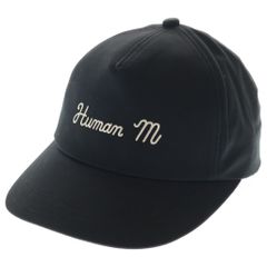 美品 HUMAN MADE ベースボールキャップ ブラック - メルカリ