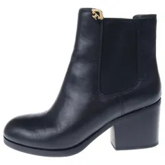 TORY BURCH (トリー バーチ) NICOLA 65MM ニコラ サイドゴア ヒール レザー ショートブーツ ブラック 32443のサムネイル