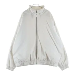 NIKE (ナイキ) Solo Swoosh Satin Bomber Jacket ロゴ刺繍 ジップアップ ボンバージャケット ホワイト DN1266-030のサムネイル
