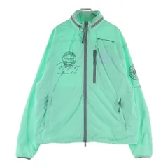 CANADA GOOSE (カナダグース) RIDGE SHELL リッジ シェル 袖ロゴプリント フーデッドジャケット ライトグリーン 1253UCDのサムネイル