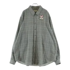 GUCCI (グッチ) フライングピッグ オーバーサイズ長袖シャツ グレー 571840 ZABQWのサムネイル