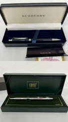 バーバリー × クロス 高級ボールペン 2本セット 箱付き  BURBERRY CROSS ペンテル ダイハツのサムネイル