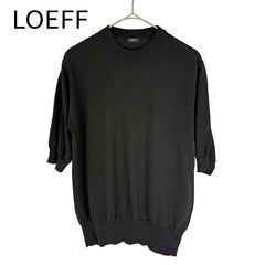 LOEFF ロエフ ネイビー カットソー 260502-20 - メルカリ