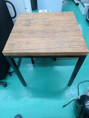 使用半年・美品】大理石調 ダイニング3点セット2人用◇便利な360度回転